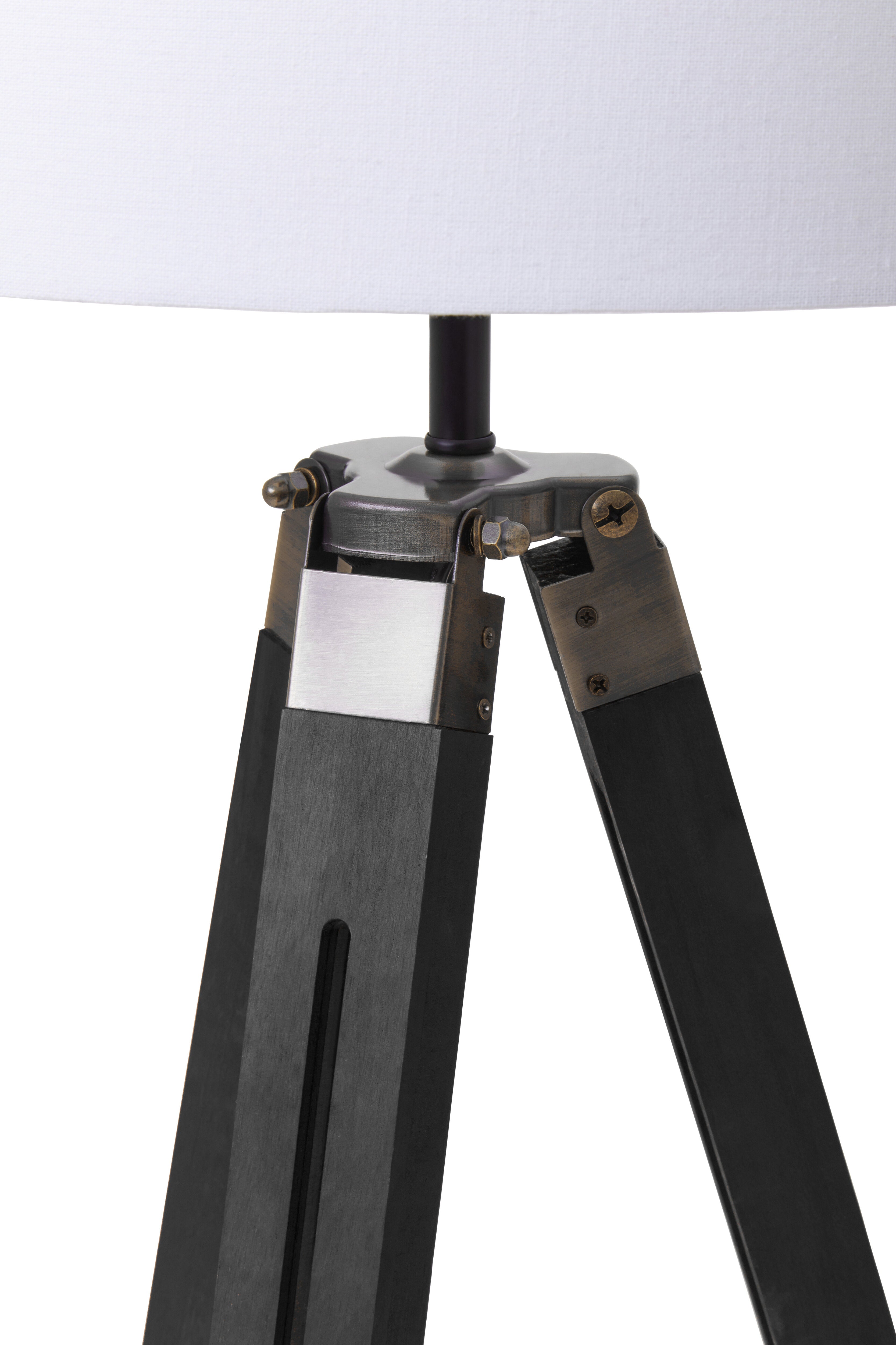 Chelsea Tripod Floor Lamp With Black Base
